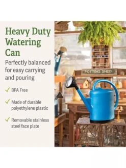 French Blue Watering Can -Backyard Bloomers 06341 7