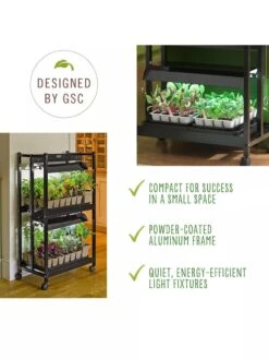 Compact 2-Tier SunLite® Garden 12 Compact 2-Tier SunLite® Garden -Backyard Bloomers 39 414 7