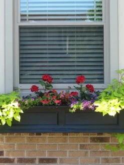 Fairfield Self-Watering Window Box, 4’ -Backyard Bloomers 39345 07V tif
