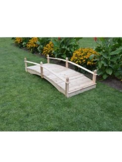Acorn Garden Bridge Unfinished 3' X 8' -Backyard Bloomers 3 4 crop 8613404 02V 3