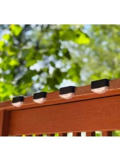 Maxsa® Solar Powered Deck Lights, Pack Of 4 7 Maxsa® Solar Powered Deck Lights, Pack Of 4 -Backyard Bloomers 3 4 crop 8613535 02V