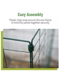 3-Bin Wire Composter -Backyard Bloomers 40 280 assembly GSC