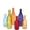 Colorful Bottles, Set Of 6 -Backyard Bloomers 8586468 6387 tif