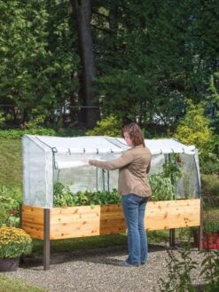 Elevated Planter Box, Frame And 2 Covers Kit, 2' X 8' -Backyard Bloomers 8587631 304 tif 1