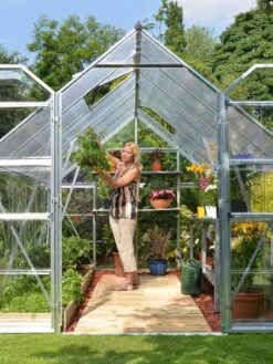 Canopia® By Palram Balance Greenhouse, 8' X 12' -Backyard Bloomers 8588023 15V jpg