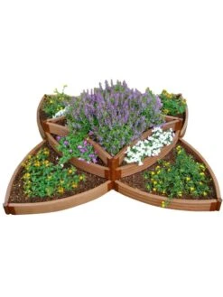 Classic Sienna Versailles Sunburst Raised Garden Bed With 2" Boards -Backyard Bloomers 8588252 07v