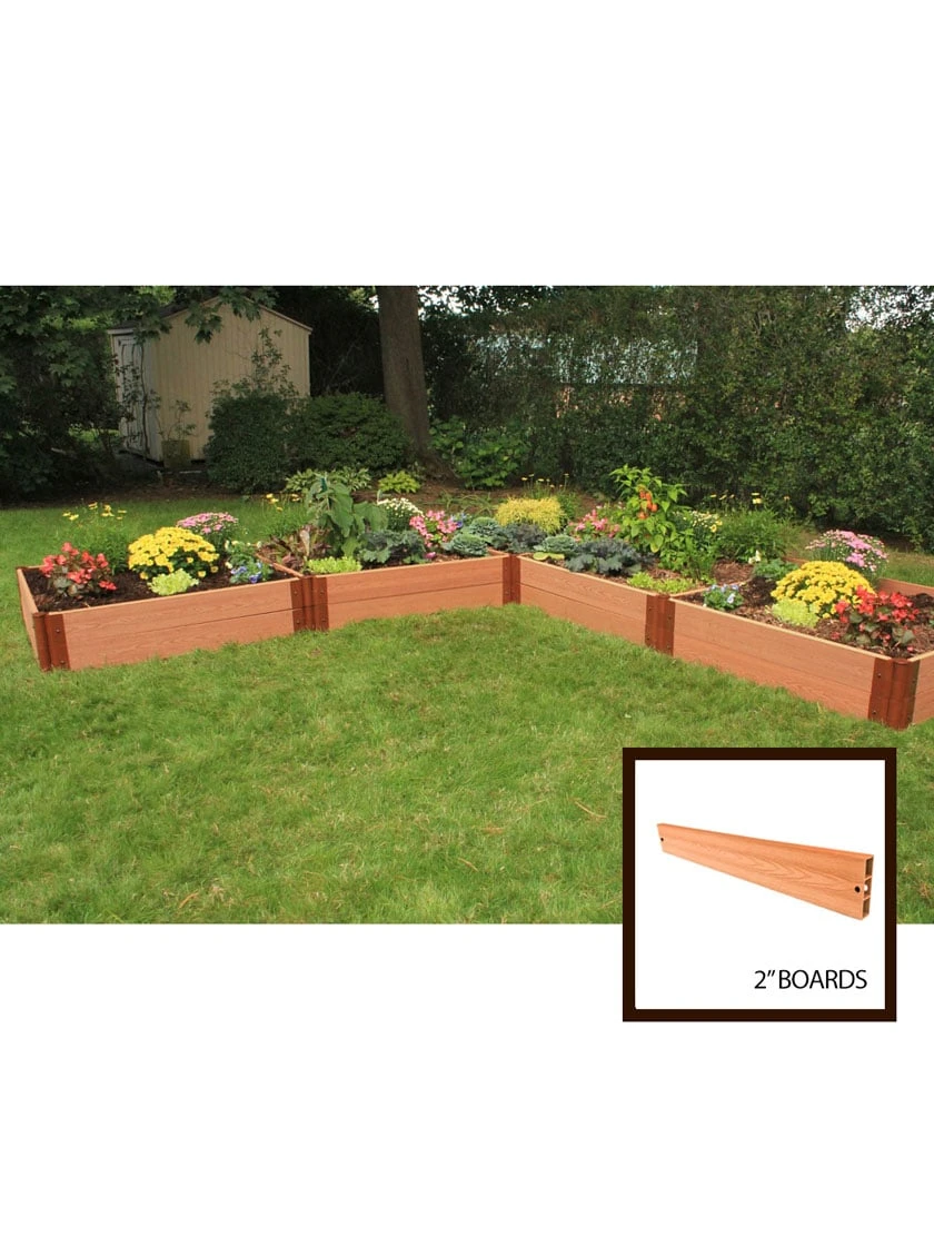 Classic Sienna Raised Garden Bed "L" Shaped With 2" Boards 5 Classic Sienna Raised Garden Bed "L" Shaped With 2" Boards - Image 3