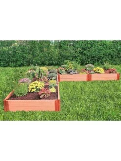 Classic Sienna Raised Garden Bed "L" Shaped With 2" Boards 9 Classic Sienna Raised Garden Bed "L" Shaped With 2" Boards -Backyard Bloomers 8588255 05v
