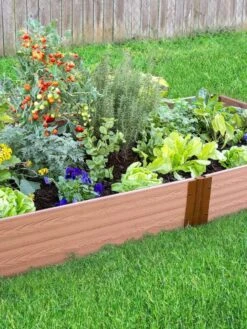 Composite Raised Bed With 1" Boards, 11" -Backyard Bloomers 8588257 02V tif