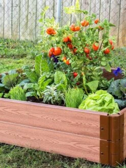 Composite Raised Bed With 1" Boards, 11" -Backyard Bloomers 8588269 02V tif