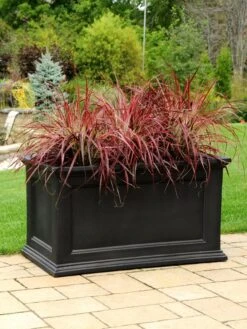 Fairfield Self-Watering Patio Planters, 20” X 36” -Backyard Bloomers 8588417 12V tif
