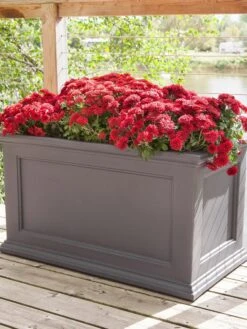 Fairfield Self-Watering Patio Planters, 20” X 36” -Backyard Bloomers 8588417 204V tif