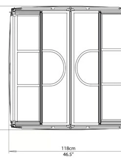 Canopia® By Palram Plant Inn™ Raised Bed Greenhouse, 4' X 4' -Backyard Bloomers 8588803 11V tif