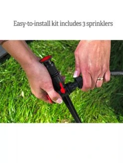 Snip-n-Spray Garden And Landscape Sprinkler System -Backyard Bloomers 8589718 7167 install