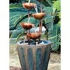 Copper Lotus Cascading Fountain -Backyard Bloomers 8589843 001v
