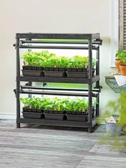 Stack-n-Grow Lights - Base Unit -Backyard Bloomers 8590139 001E Stack N Grow 2 Tier Light System tif 1