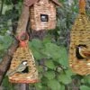 Roosting Pockets, Set Of 3 -Backyard Bloomers 8590896 001V roosting pockets rustic birdhouses for wrens finches jpg