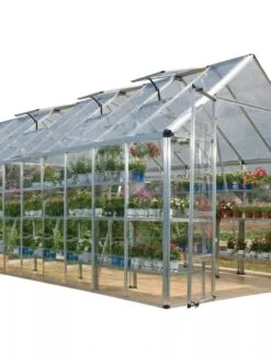 Canopia® By Palram Harmony™ Snap & Grow Greenhouse, 8' -Backyard Bloomers 8591043 03V tif