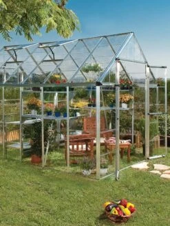 Canopia® By Palram Harmony™ Snap & Grow Greenhouse, 8' -Backyard Bloomers 8591044 01V tif