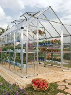 Canopia® By Palram Harmony™ Snap & Grow Greenhouse, 8' -Backyard Bloomers 8591044 07V jpg