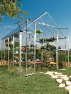 Canopia® By Palram Harmony™ Snap & Grow Greenhouse, 8' -Backyard Bloomers 8591047 01V tif