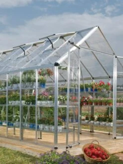 Canopia® By Palram Harmony™ Snap & Grow Greenhouse, 8' -Backyard Bloomers 8591048 01V tif