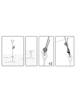 Canopia® By Palram Anchoring Kit For The Palram - Canopia Greenhouses -Backyard Bloomers 8591357 08v 1