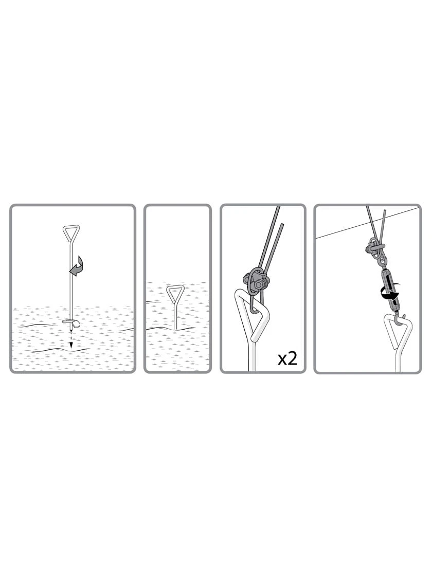 Canopia® By Palram Anchoring Kit For Snap & Grow™ Greenhouse 7 Canopia® By Palram Anchoring Kit For Snap & Grow™ Greenhouse - Image 5