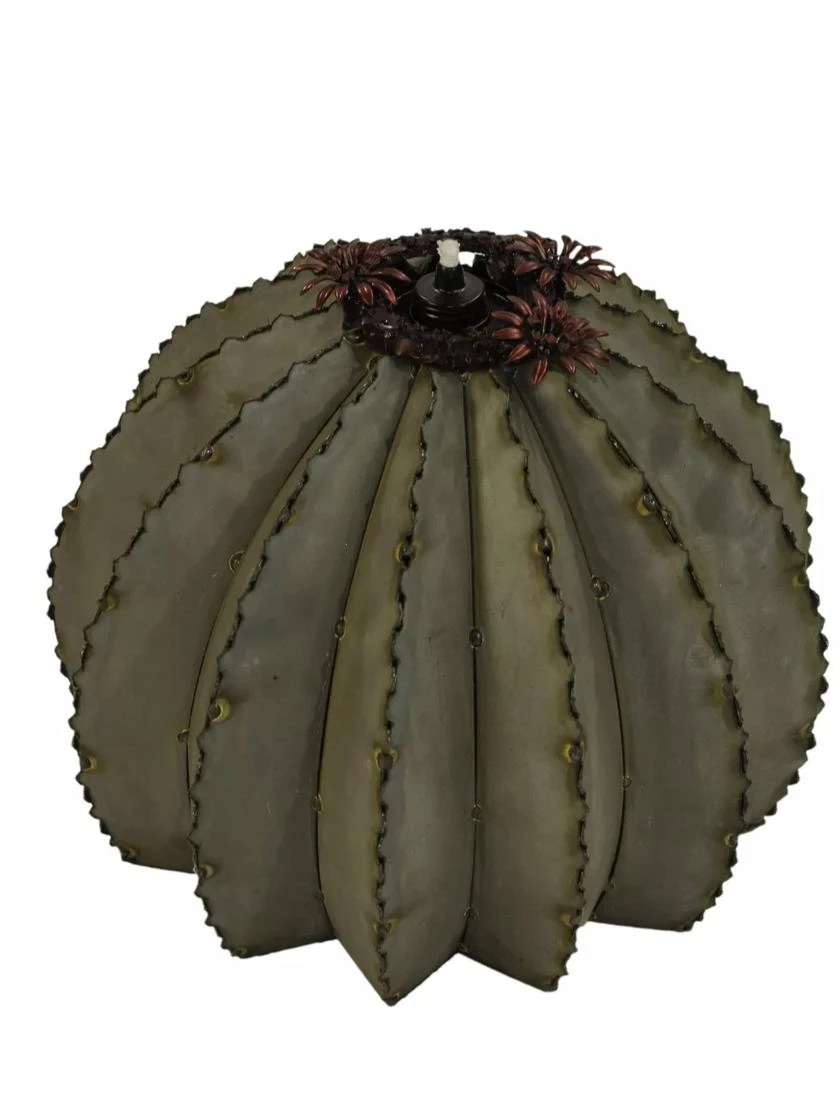 Desert Steel Golden Barrel Cactus Torches 3 Desert Steel Golden Barrel Cactus Torches