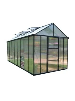 Canopia® By Palram Glory™ Greenhouse, 8' 24 Canopia® By Palram Glory™ Greenhouse, 8' -Backyard Bloomers 8591549 02v glory greenhouse 8 x 16 ft