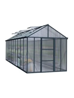 Canopia® By Palram Glory™ Greenhouse, 8' 25 Canopia® By Palram Glory™ Greenhouse, 8' -Backyard Bloomers 8591552 02v glory greenhouse 8 x 20 ft