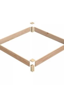 Cedar Raised Garden Bed, 4' X 4' X 6" 9 Cedar Raised Garden Bed, 4' X 4' X 6" -Backyard Bloomers 8591724 03V tif