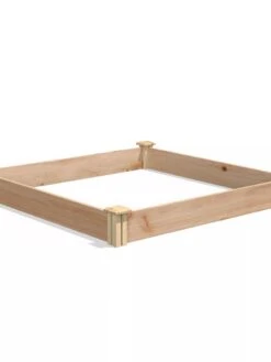 Cedar Raised Garden Bed, 4' X 4' X 6" 13 Cedar Raised Garden Bed, 4' X 4' X 6" -Backyard Bloomers 8591724 04V tif