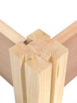 Cedar Raised Garden Bed, 4' X 4' X 6" 11 Cedar Raised Garden Bed, 4' X 4' X 6" -Backyard Bloomers 8591724 05V tif