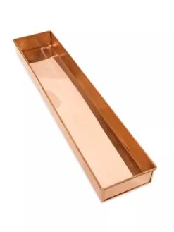 Rectangular Copper Plant Tray, 24" X 5" -Backyard Bloomers 8593533 1187 tif