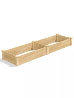 2' Cedar Raised Bed Garden Beds -Backyard Bloomers 8593768 05V 3 4