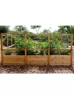 Garden In A Box With Deer Fence, 8' X 12' 11 Garden In A Box With Deer Fence, 8' X 12' -Backyard Bloomers 8594021 03V 3 4