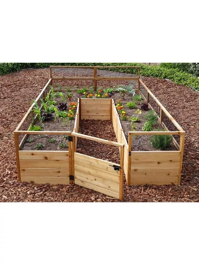 Garden In A Box Cedar Raised Bed, 8' X 12' 4 Garden In A Box Cedar Raised Bed, 8' X 12' - Image 2