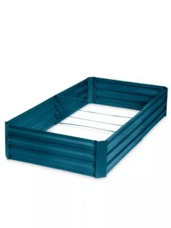 Demeter Corrugated Metal Raised Bed, 34" X 68" 17 Demeter Corrugated Metal Raised Bed, 34" X 68" -Backyard Bloomers 8594183 9543BL tif