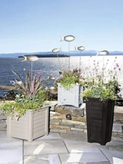 Fish Out Of Water Garden Stakes, Set Of 5 -Backyard Bloomers 8594277 1524 tif