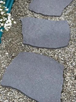 Recycled Rubber Flagstone Stepping Stone 24 Recycled Rubber Flagstone Stepping Stone -Backyard Bloomers 8594282 0007 tif