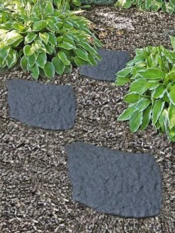 Recycled Rubber Flagstone Stepping Stone 22 Recycled Rubber Flagstone Stepping Stone -Backyard Bloomers 8594282 001V tif