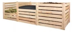 Cedar Wood Composter, 23 Cubic Feet -Backyard Bloomers 8594623 03V tif
