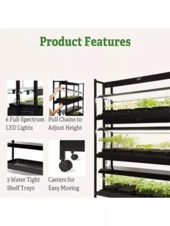 LED SunLite® 3-Tier Garden -Backyard Bloomers 8595554 4