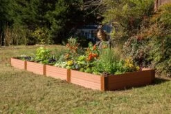 Composite Raised Bed With 1" Boards, 11" -Backyard Bloomers 8595613 02V tif