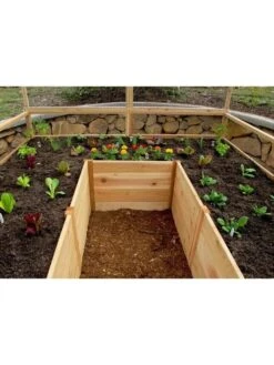 Garden In A Box Cedar Raised Bed, 8' X 8' 5 Garden In A Box Cedar Raised Bed, 8' X 8' -Backyard Bloomers 8595775 04V
