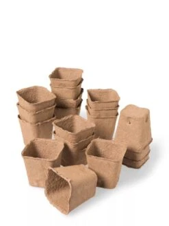 3-1/2” Square Biodegradable Pots, Set Of 18 -Backyard Bloomers 8595967 9476 tif