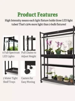 LED SunLite® High Intensity 2-Tier Garden -Backyard Bloomers 8596023 4