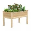 Elevated Cedar Garden Bed, 2' X 4' X 31" -Backyard Bloomers 8596147 04V greenes elevated cedar garden bed 2x4x31