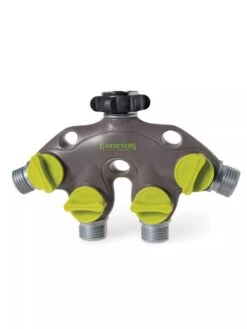 4-Way Faucet Adapter -Backyard Bloomers 8596578 7115 tif